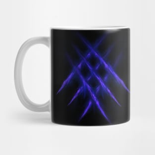 Claws scratches purple neon Mug